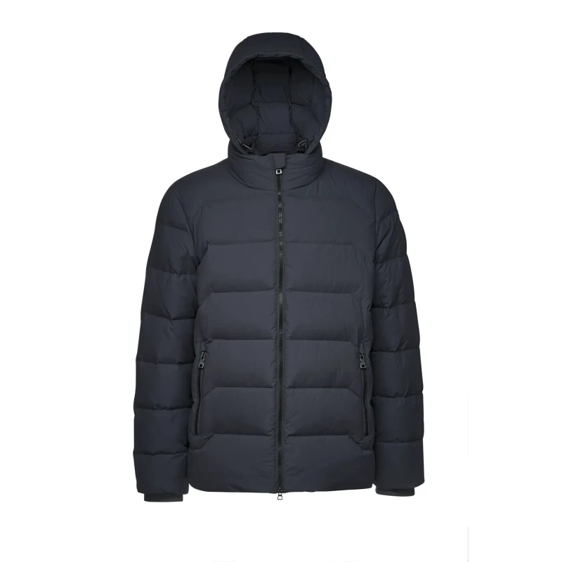 Image of Geox Geox's Elver Hooded Puffer Bleu Male 48