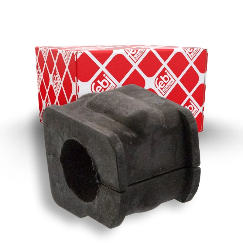 Image of FEBI BILSTEIN 15984 Stabilizer Bushes Front Axle Right, Rubber Rubber Anti-roll Bar Bush Kit (1334)