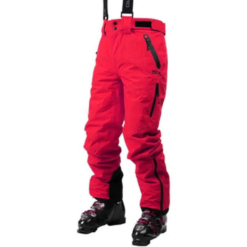 Image of Trespass Trespass Men Kristoff Ski Trousers in Red Size: Medium Red M Male 5063425430253