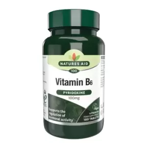 Image of Natures Aid Vitamin B6 (High Potency) 100mg