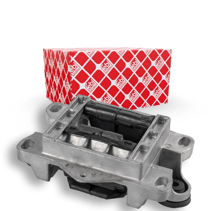Image of FEBI BILSTEIN 30059 Engine mount Upper Left, Rubber-Metal Mount Elastomer Engine Mounting (247)