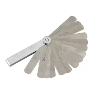 Image of Genuine SEALEY VS511 Feeler Gauge 15 Blade - Metric