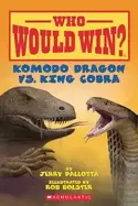 Image of komodo dragon vs king cobra