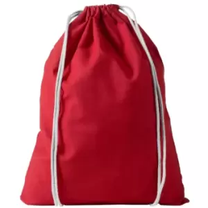 Image of Bullet Oregon Cotton Premium Rucksack (44 x 32 cm) (Red)
