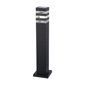 image of Unter Den Linden Outdoor Floor Bollard Lighting Black, 1 Light IP54, E27