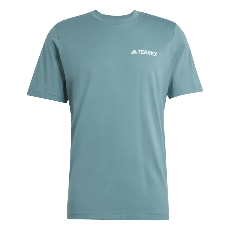 Image of T-Shirt adidas Terrex Graphic Bleu Male XS