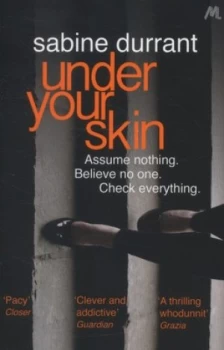 Image of Under Your Skin by Sabine Durrant Paperback