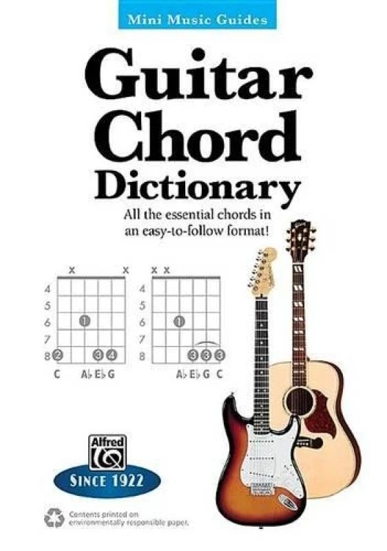 Image of Mmg Guitar Chord Dictionary Book