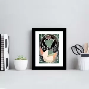 Image of SCTCIZ-007 Multicolor Decorative Framed MDF Painting