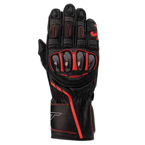 Image of RST S1 Ce Mens Glove Black Neon Red 12