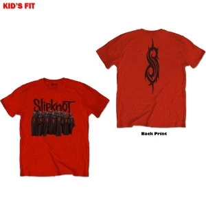 Image of Slipknot - Infected Goat Kids 11 - 12 Years T-Shirt - Red