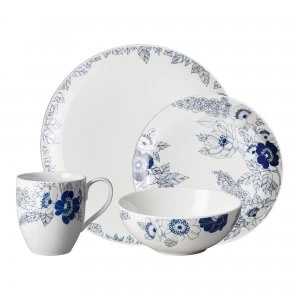 image of Monsoon Fleur 16Pc Tableware Set