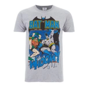 DC Comics Mens Batman and Robin T-Shirt - Grey - S