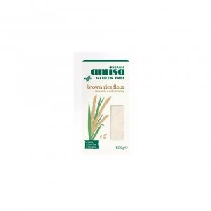 image of Amisa Gluten Free & Organic Fine Brown Rice Flour 500g