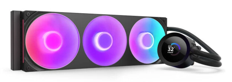 Image of Nzxt NZXT Kraken Plus 360 RGB Processor All-in-One liquid cooler Black RL-KR360-B2