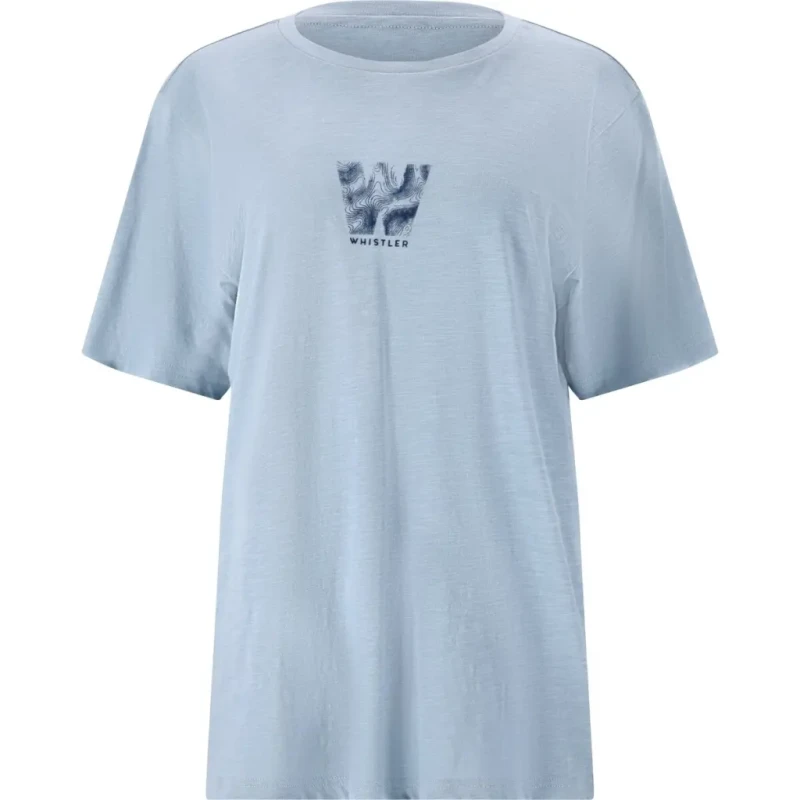 Image of Whistler Womens T-Shirt Whistler Hockley Printed Bleu Female 38