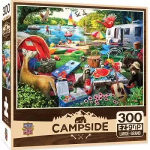 Image of Masterpieces Puzzle Campside Little Rascals EZ Grip Puzzle 300 piece jigsaw puzzle