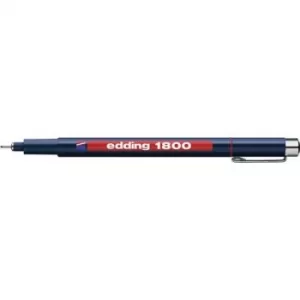 Image of Edding 4-180003002 edding 1800 Fineliner Red 0.35mm