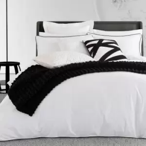 Image of Nalu Nicole Scherzinger Mahina Super Kingsize Duvet Cover, White & Black