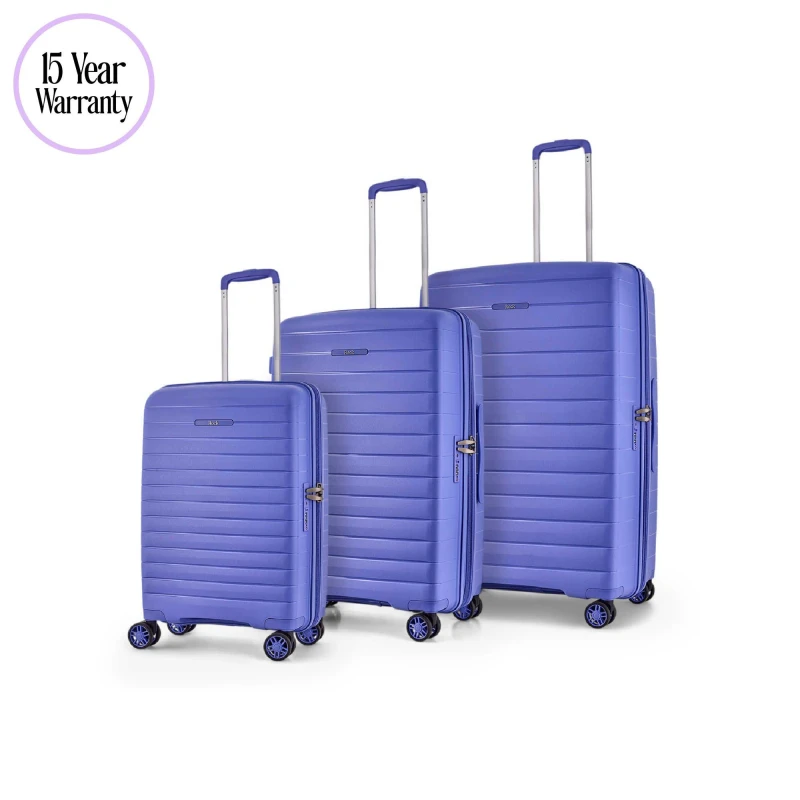Image of Rock Rock Palma Suitcase Lavender Lavender unisex 3pc Set