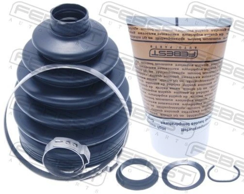 Image of FEBEST 2317P-B6 CV Boot Wheel Side, PVC PVC Bellow,drive shaft (194)