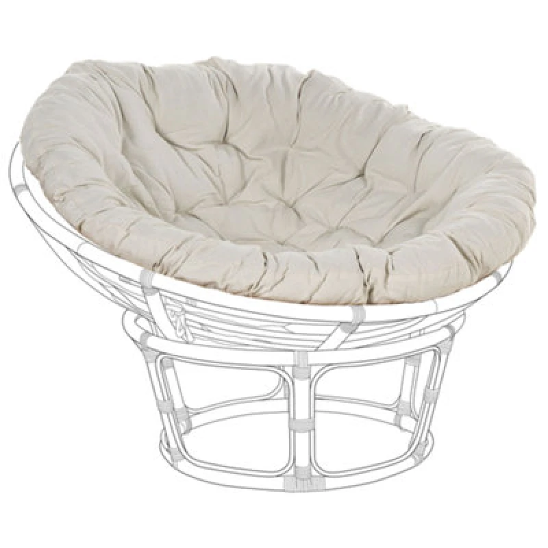 Image of Beliani Garden Chair Cushion Salvo/ Orvieto 127 X 127cm Light Beige