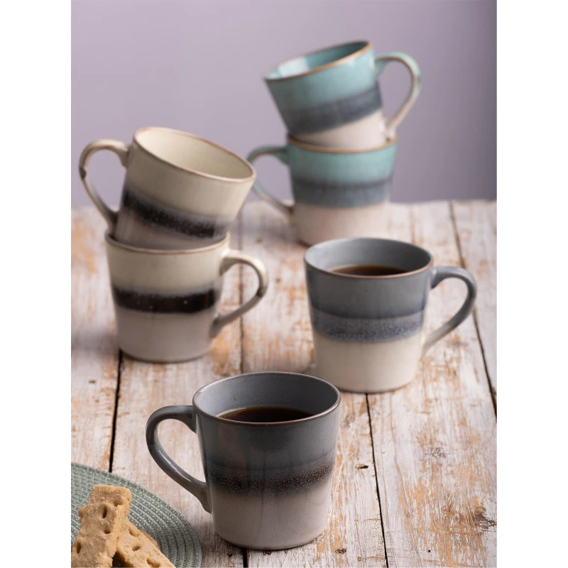 Image of Mason Cash Reactive Stoneware Fade Blue Mug, 400ml