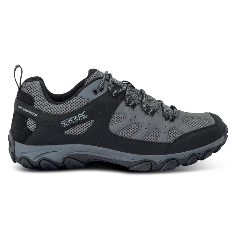 Image of Regatta Regatta Men Edgepoint Breathable Waterproof Low Walking Shoes in Grey Size: 9.5 Grey 9.5 Male 5063516063056