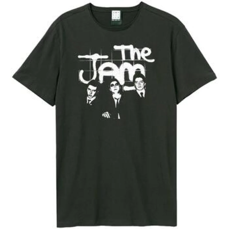 Image of Amplified Amplified Men The Jam Group Shot T-Shirt in Charcoal Size: X-Small Charcoal XS Male 5063377084238