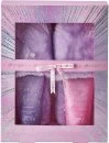 Image of Style & Grace Glitz & Glam Slipper Set - 150ml Body Wash, 150ml Body Lotion, Fluffy Slippers