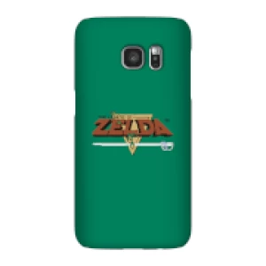 image of Nintendo The Legend Of Zelda Retro Logo Phone Case - Samsung S7 - Snap Case - Gloss