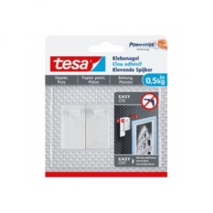 image of Tesa Adhesive Nails for Wallpaper & Plaster (0.5kg x 2 Pack)