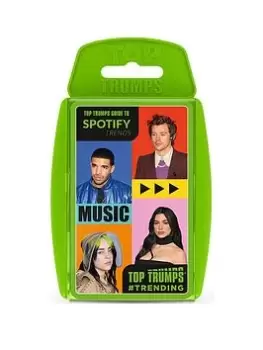 image of Top Trumps Guide To Trends Of Spotify Card Game