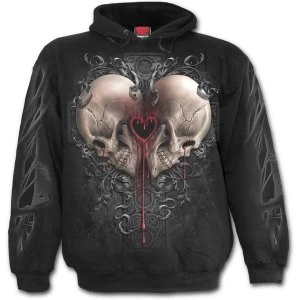 Image of Dark Love Mens Large Hoodie - Black