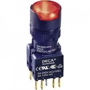 Image of DECA ADA16S6 MR2 A2GR Pushbutton 250 V AC 5 A 2 x OffOn IP65 momentary