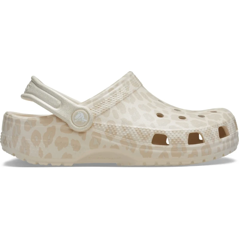 Image of Crocs Clogs Crocs Classic Animal Glitter Beige Unisex 36/37