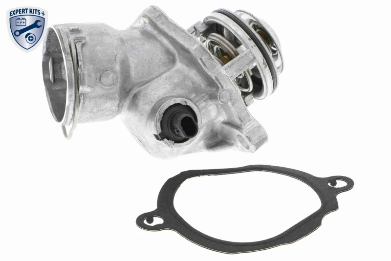 Image of VEMO V30-99-0103 Engine thermostat Opening Temperature: 100°C, with gasket/seal, Metal Housing, with sensor Thermostat,coolant (316)