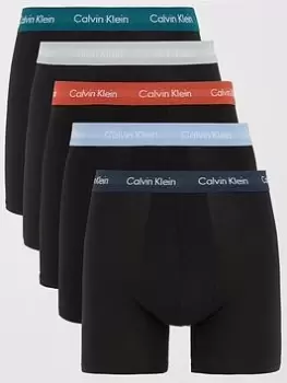 Image of Calvin Klein 5 Pack Boxer Brief, Assorted Size M Men