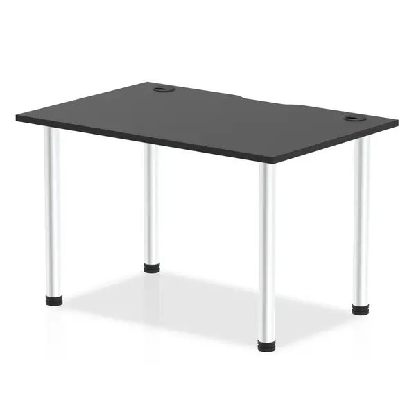 Image of Dynamic Office Solutions Impulse Black Series Straight Table I004216