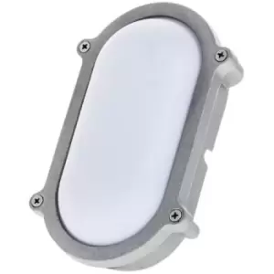 image of Timeguard 15W Oval Die Cast LED Bulkhead - Daylight - LEDBHO15W