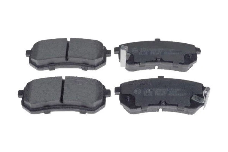 Image of SWAG 33 10 7476 Brake pad set Rear Axle, with acoustic wear warning, with anti-squeak plate Brake Pad Set,disc brake (402)