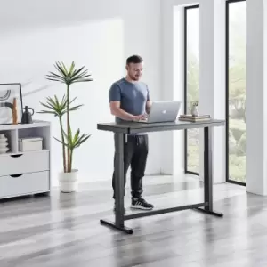 Image of Furniture Box Atticus Electric Height Adjustable Office Desk - Black