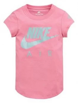 Image of Nike Sportswear Younger Girls Air Futura T-Shirt - Pink