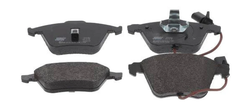 Image of JURID 573145J Brake pad set incl. wear warning contact, without accessories Brake Pad Set,disc brake (402)