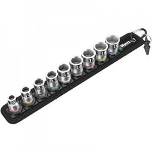 Image of Wera Belt B 1 05003970001 Hex head Bit set 10 Piece 3/8 (10 mm)