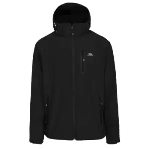 Image of Trespass Mens Accelerator II Waterproof Softshell Jacket (L) (Black)