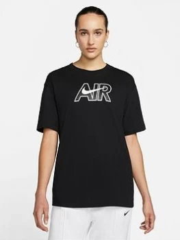 image of Nike Air Boyfriend Tee - Black Size M Women