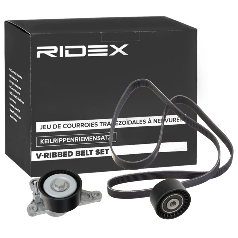 Image of RIDEX 542R0504 V-ribbed belt set V-Ribbed Belt Set (542)