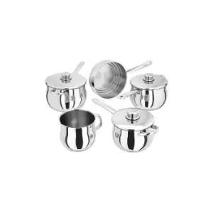 image of Stellar 1000 5 Piece Deep Saucepan Set