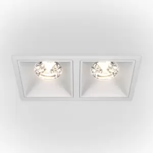 Image of Maytoni Alfa LED Twin Recessed Downlight White, 2250lm, 3000K